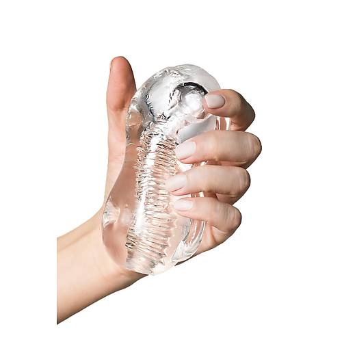 Lingam Indira effaf Mastrbatr  14 cm, Tek Ynl ve Esnek Tasarm