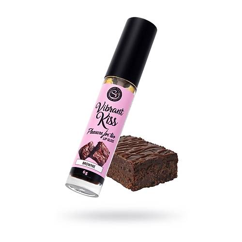 Erotist Titreim Etkili ve ikolatal Kurabiye Aromal Cinsel Dudak Parlatcs - Keyifli Tat, Keyifli Hazlar