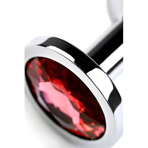 Erotist Gm Renkli Anal Plug - Krmz Kristalli 8 cm