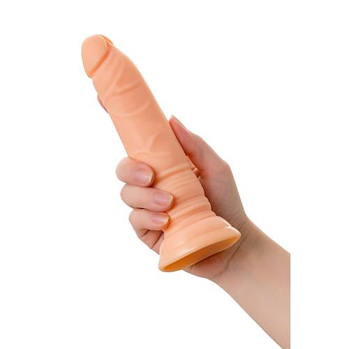 Erotist Krip 18cm Gereki Yapay Penis -  4cm Kalnlkta Ve Vantuzlu