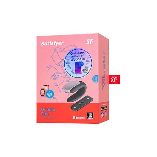 EROTST Satisfyer Double Fun iftler in Kumandal Giyilebilir Vibratr