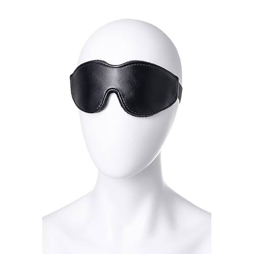Anonymo 26,5 cm PU Deri BDSM Maske  Siyah Renkli Fantezi Aksesuar