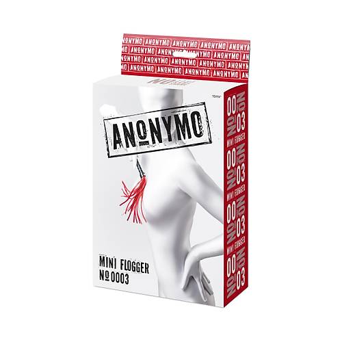 Erotist Anonymo BDSM Krba - Krmz Renkli 28cm Uzunluunda Fantezi Aksesuar