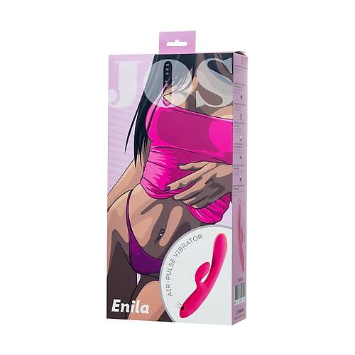 Erotist JOS Enila 23cm Titreimli Vibratr - Istma Fonksiyonlu Pembe Yapay Penis ve Klitoris Uyarcl Titreimli Dildo