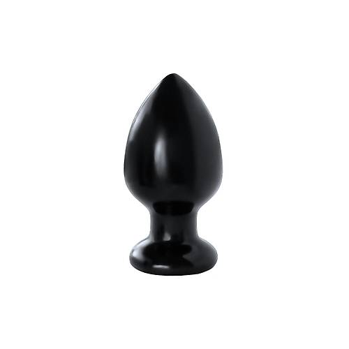 LoveToy Magnum 13 cm Dev Anal Plug  6,5 cm apl Siyah PVC Byk Boy Cinsel rn