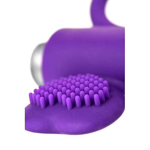 JOS Pery 9 cm Mor Silikon Penis Halkas  Erkeklere zel Titreimli Cinsel Aksesuar