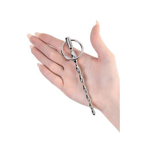 Erotist Metal Taban Halkal retral Plug - 10 cm Uzunluk, 30 mm Kalnlkta