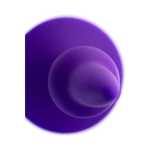 Erotist Sivri U�lu Vantuz �zellikli Ekstra Penetrasyon Sa�layan Mor Renk 10,5 cm Silikon Anal Plug