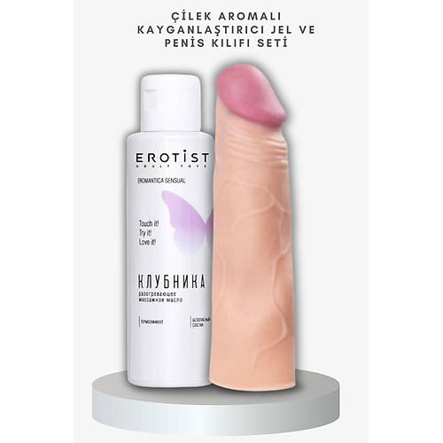 ilek Aromal Kayganlatrc Jel ve Ten Dokusunda Penis Klf - Gereki Tasarm