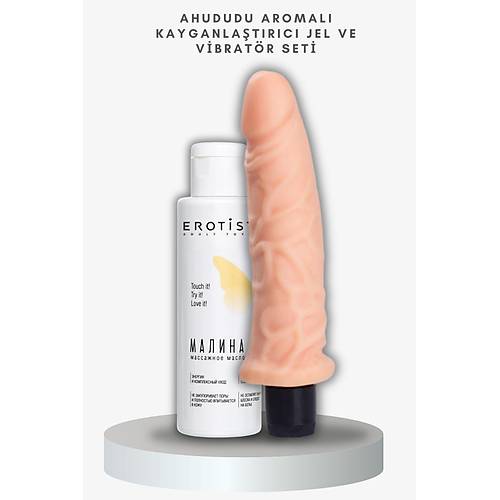 Orman Meyvesi Aromal Kayganlatrc Jel ve Realistik Vibratr Seti
