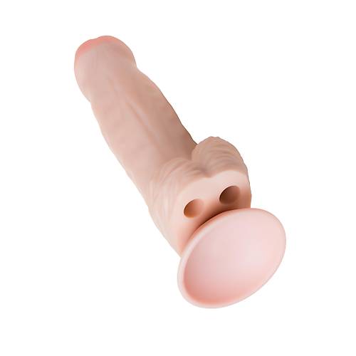 LoveToy 26 cm Realistik Dev Dildo  Ten Renkli 7,5 cm Kalnlnda Byk Boy Cinsel rn