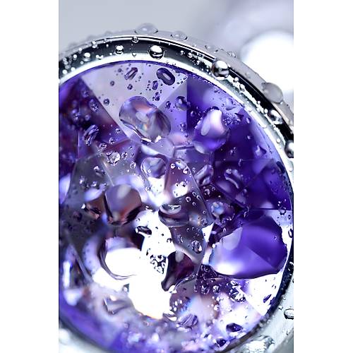 Erotist Gm Renkli Anal Plug - Mor Kristalli 7 cm, 50 Gram
