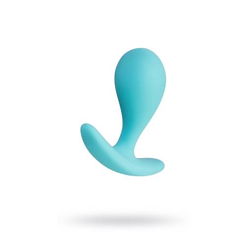 Erotist Yeni Balayanlara zel Tasarlanm Kolay Kullanma Sahip 5,5 cm Mavi Anal Plug: Blob