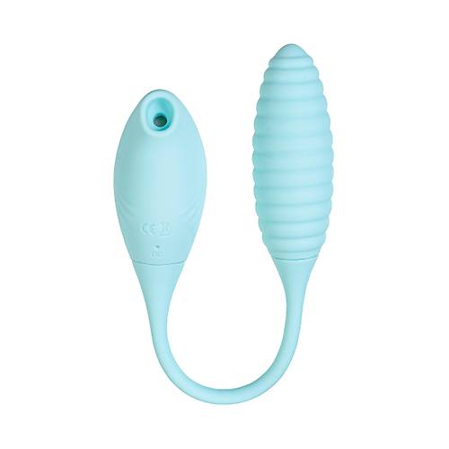 JOS Roow 36 cm Mavi Silikon Vakumlu Emi zellikli Vibratr