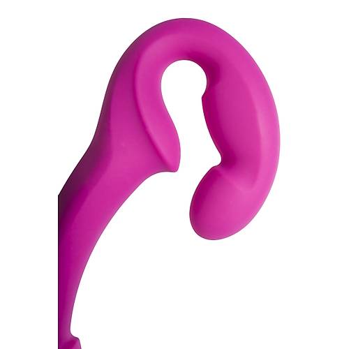 Fun Factory Share 23 cm Strapon  Mor Renkli Silikon Tasarml Kadn Kadna Kullanma Uygun Cinsel rn