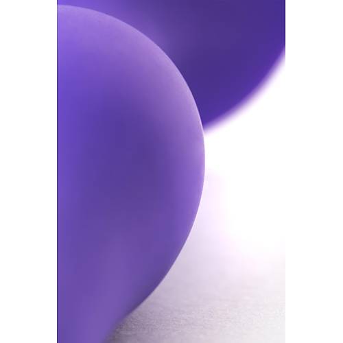 Erotist Vantuzlu 11 cm Anal Plug - Silikon Mor Renkli