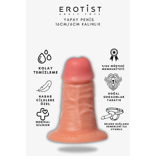 Kola Aromal Kayganlatrc Jel ve Caliber 16 cm Yapay Penis Seti - 6 cm ap, Gereki His
