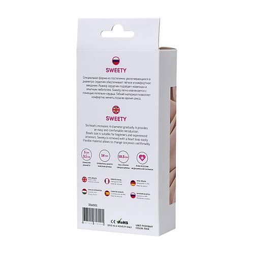 Erotist Yo�un Bo�umlara Sahip Kalp Detayl� Ekstra Uyar�m Sa�layan Anal Zincir Plug ? Sweety Kademeli Kalp Tasar�m� ile Rahat Giri� ve Yo�un Uyar�m