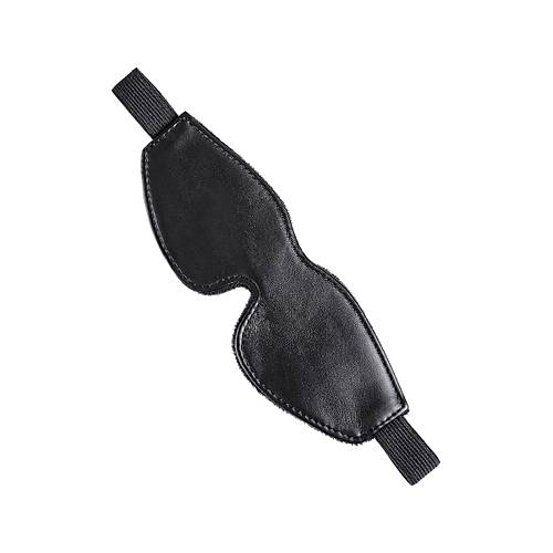 Anonymo 26,5 cm PU Deri BDSM Maske  Siyah Renkli Fantezi Aksesuar