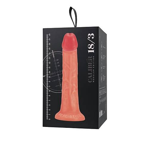 RealStick CALIBER 18 cm Gereki Yapda Anal Uyumlu Yapay Penis