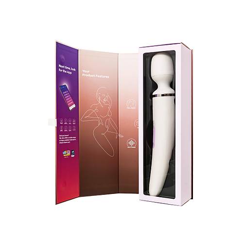 EROTST Satisfyer Wand-er Woman 34 cm Beyaz Vibratr