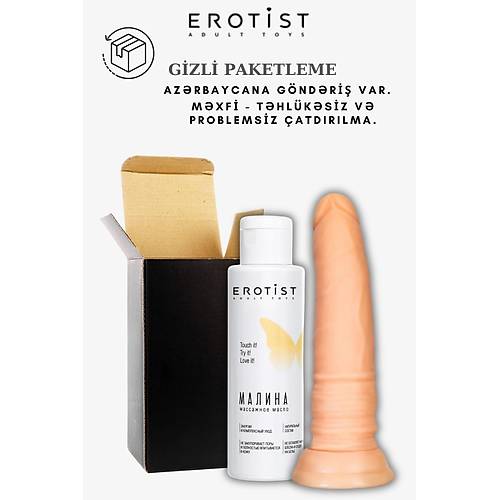 Orman Meyvesi Aromal Kayganlatrc Jel ve 18 cm Gereki Yapay Penis Seti - Kusursuz Gereklik