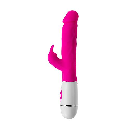 Erotist Pembe Klitoral Uyarcl Vibratr 25 cm ? Esiz Orgazm Vibratr, 16 Titreim Modu