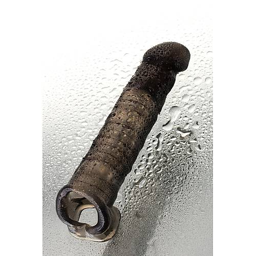 Erotist XLover Siyah Boyut Artrc Penis Klf - 22,5 cm Geniletici ve Skrotum Halkal Tasarm