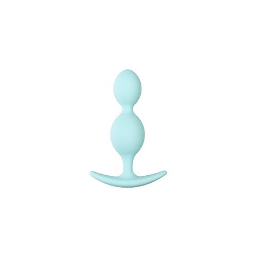 Erotist ift Toplara Sahip Ekstra Uyarm Salayan Mavi Silikon 9.2 cm Anal Plug ? Kontroll ve Rahat Deneyim
