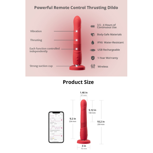 Erotist LOVENSE Gravity(Thrusting dildo)