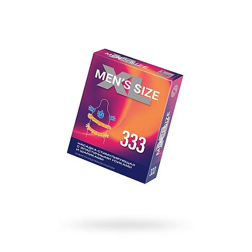 Erotist MENS SIZE 333 D Uyarml ve Trtkl Prezervatif - 1 Adet Extra Uyarml Condom