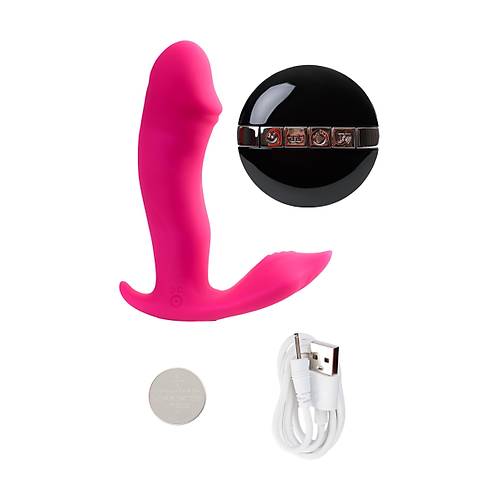 Erotist JOS TILLY Istmal Giyilebilir Vibratr - leri Geri Hareketli ve Ses Kontroll Kilot i Dildo