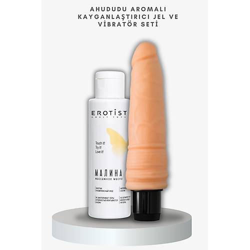 Orman Meyvesi Aromal Kayganlatrc Jel ve Frem Vibratr Seti - Esnek ve Gereki