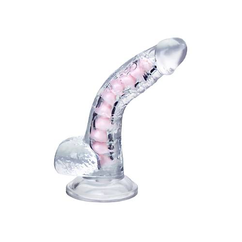 Erotist 18cm Kkrdakl ve Vantuzlu effaf Kaln Yapay Penis