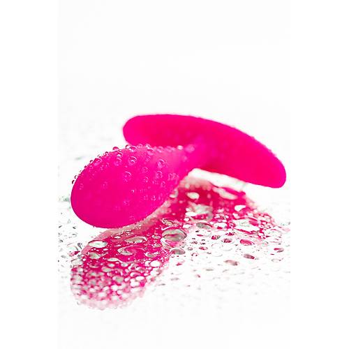 Erotist Genileyen Aya Sahip Kolay Kavranabilen 7,2 cm Pembe Silikon Anal Plug