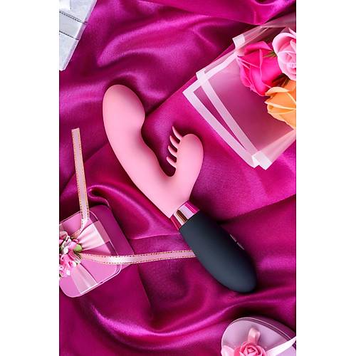 Erotist Ornella 3'� 1 Arada Masaj Cihaz� - Pembe Silikon, 7 Titre�im Modlu