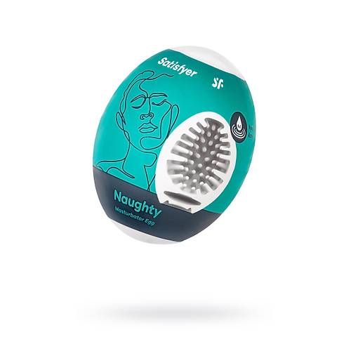 Satisfyer Egg Single Naughty Mastrbatr  Kompakt Boyutlu Farkl  Yapl Yumurta Mastrbatr
