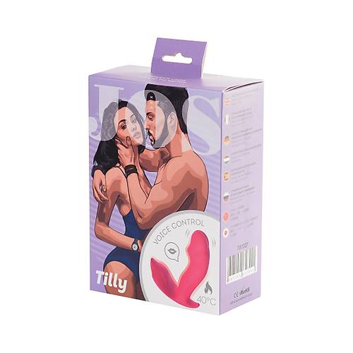 Erotist JOS TILLY Istmal Giyilebilir Vibratr - leri Geri Hareketli ve Ses Kontroll Kilot i Dildo