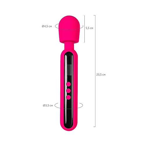 Erotist eroTeq Mashr Led Ekranl arj Edilebilir Vibratr - Pembe Renkli 23,5 cm