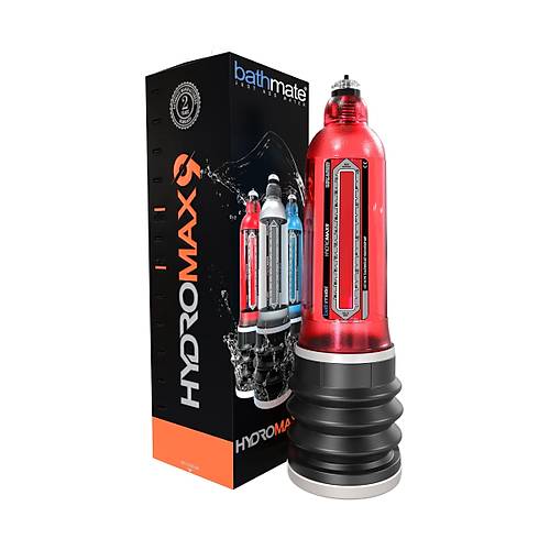 Erotist Bathmate HYDROMAX9 Hidrolik Sulu Penis Pompas - Krmz, 32,5 cm