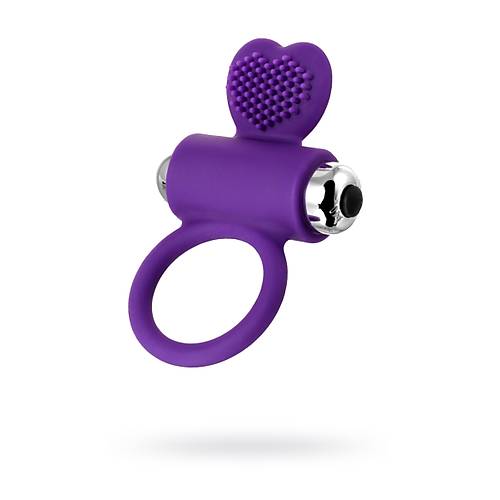 JOS Pery 9 cm Mor Silikon Penis Halkas  Erkeklere zel Titreimli Cinsel Aksesuar