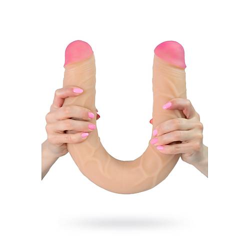 LoveToy Monster 54 cm Realistik ift Tarafl Dildo  5,9 cm apl Neoskin Malzemeli Cinsel rn