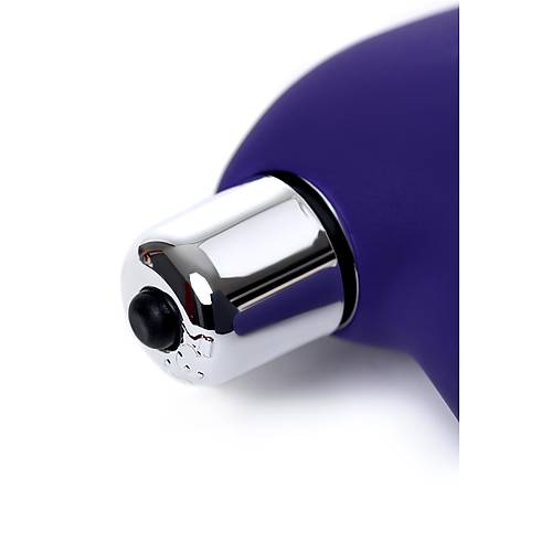Erotist Erkeklere zel Tasarlanm Anatomik Yapya Sahip Titreimli Mor Renk 12 cm Anal Plug: Bruman