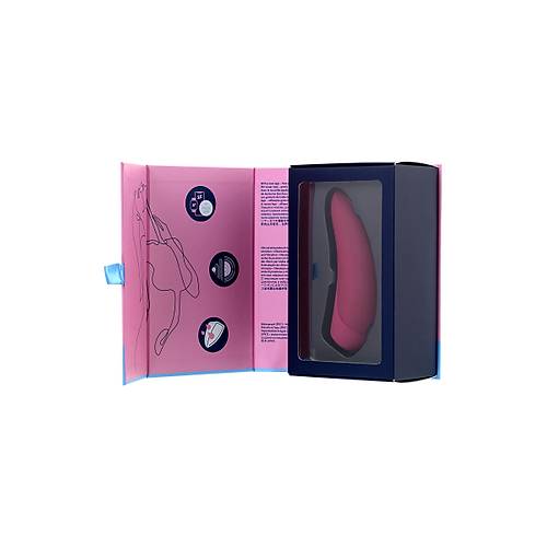 Satisfyer Curvy 1 14,3 cm Krmz Silikon Vakumlu App Kontroll Klitoris Vibratr