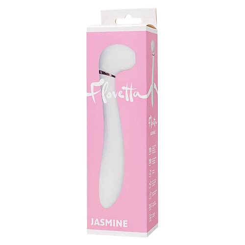 Erotist Flovetta JasmineEmi ve Titreim zellikli Vibratr - Beyaz, 23 cm
