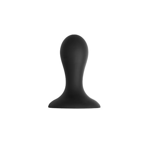 Erotist Hidro Esnek Yapda Siyah Silikon 8,5 cm Anal Plug