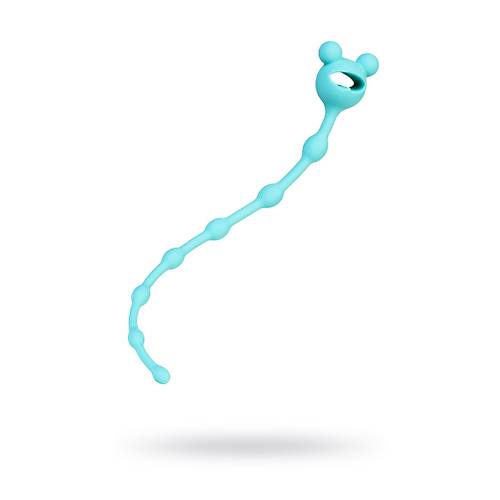 Erotist 27,4 cm Boumlu Silikon Mavi Anal Zincir: Froggy