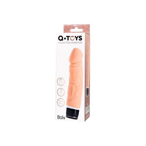 Erotist Bolv Gereki Vibratr Tombul Yapl Yapay Penis - 7 Titreim Modu