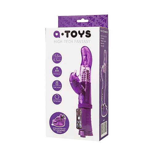 Erotist Klitoral Uyarc Vibratr 22,5 cm - 8 Titreim Modu ve Dner Namlu ile Unutulmaz Zevk