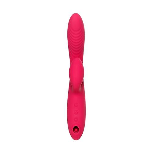 Erotist JOS Enila 23cm Titreimli Vibratr - Istma Fonksiyonlu Pembe Yapay Penis ve Klitoris Uyarcl Titreimli Dildo